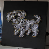 Max DIY Crafts String Art Kits Animal Dog Painting Kits for Beginners Home Decor