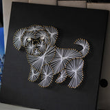 Max DIY Crafts String Art Kits Animal Dog Painting Kits for Beginners Home Decor