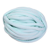 Max 25 Meters Chunky Wool Yarn  Soft Bulky Arm Knitting Wool Roving Light Green