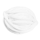 Max 25 Meters Chunky Wool Yarn  Soft Bulky Arm Knitting Wool Roving White