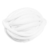 Max 25 Meters Chunky Wool Yarn  Soft Bulky Arm Knitting Wool Roving White
