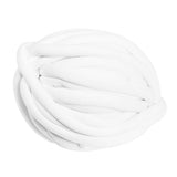 Max 25 Meters Chunky Wool Yarn  Soft Bulky Arm Knitting Wool Roving White