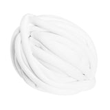 Max 25 Meters Chunky Wool Yarn  Soft Bulky Arm Knitting Wool Roving White