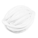Max 25 Meters Chunky Wool Yarn  Soft Bulky Arm Knitting Wool Roving White