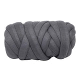 Max 25 Meters Chunky Wool Yarn  Soft Bulky Arm Knitting Wool Roving Deep Grey