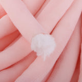 Max 25 Meters Chunky Wool Yarn  Soft Bulky Arm Knitting Wool Roving Pink
