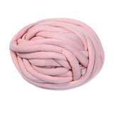 Max 25 Meters Chunky Wool Yarn  Soft Bulky Arm Knitting Wool Roving Pink