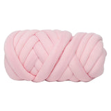 Max 25 Meters Chunky Wool Yarn  Soft Bulky Arm Knitting Wool Roving Pink