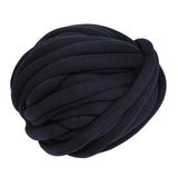 Max 25 Meters Chunky Wool Yarn  Soft Bulky Arm Knitting Wool Roving Dark Blue