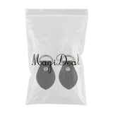 Max 2pcs Sew on Leather Handle Snap Buckles DIY Bag Handbag Replacement Black