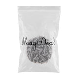 Max 32 Meters Soft Fluffy Faux Fur Yarn for Crocheting Knitting  Black Grey