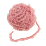 Max 32 Meters Soft Fluffy Faux Fur Yarn for Crocheting Knitting  Coral