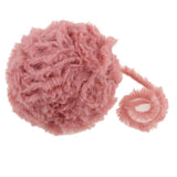 Max 32 Meters Soft Fluffy Faux Fur Yarn for Crocheting Knitting  Coral
