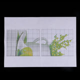 Maxbell 11CT Stamped Cross Stitch Kit for Beginners Green Summer Afternoon Tea Printed Design
