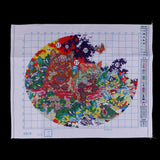 Maxbell Cute Cat Patterns - Counted & Stamped Cross Stitch Kits Embroidery Crafts for Home Decor 47x40cm
