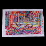 Maxbell Stamped Cross Stitch Kits 11CT Aida Cloth DIY Needle Crafts Lovely Life -- Cute Kitten & Bird Pattern