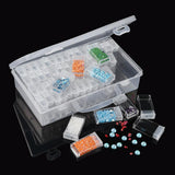 Maxbell 64 Slots Diamond Painting Accessories Tool Storage Box, 5D Diamond Painting Embroidery Case