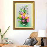 Max Ribbon Embroidery Kits DIY Tulip Flower Painting Kit Stamped Cross Stitch