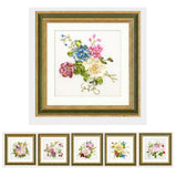 Max Ribbon Embroidery Kits DIY Flower Painting Kit Stamped Cross Stitch 01