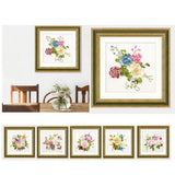 Max Ribbon Embroidery Kits DIY Flower Painting Kit Stamped Cross Stitch 01