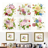 Max Ribbon Embroidery Kits DIY Flower Painting Kit Stamped Cross Stitch 01