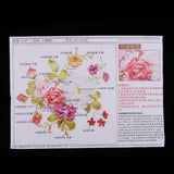 Max Ribbon Embroidery Kits DIY Flower Painting Kit Stamped Cross Stitch 03
