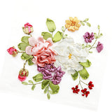 Max Ribbon Embroidery Kits DIY Flower Painting Kit Stamped Cross Stitch 03