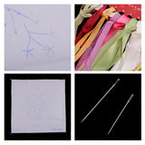 Max Ribbon Embroidery Kits DIY Flower Painting Kit Stamped Cross Stitch 03