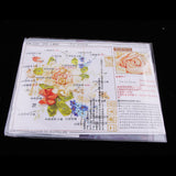 Max Ribbon Embroidery Kits DIY Flower Painting Kit Stamped Cross Stitch 04