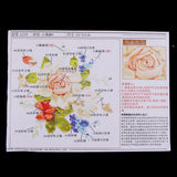 Max Ribbon Embroidery Kits DIY Flower Painting Kit Stamped Cross Stitch 04