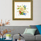 Max Ribbon Embroidery Kits DIY Flower Painting Kit Stamped Cross Stitch 04