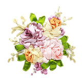 Max Ribbon Embroidery Kits DIY Flower Painting Kit Stamped Cross Stitch 05