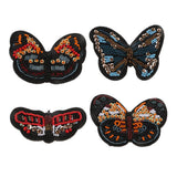 Max Embroidered Butterfly Sequin Beaded Patches Appliques DIY Craft Blue