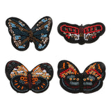 Max Embroidered Butterfly Sequin Beaded Patches Appliques DIY Craft Blue
