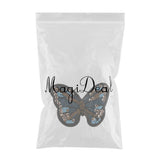 Max Embroidered Butterfly Sequin Beaded Patches Appliques DIY Craft Blue