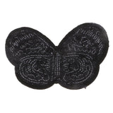 Max Embroidered Butterfly Sequin Beaded Patches Appliques DIY Craft Orange