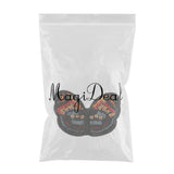 Max Embroidered Butterfly Sequin Beaded Patches Appliques DIY Craft Orange+Red