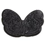 Max Embroidered Butterfly Sequin Beaded Patches Appliques DIY Craft Orange+Red