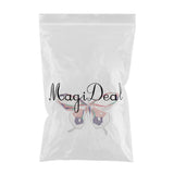 Max Organza Embroidery Butterfly Patches for Clothing Dress Jeans Jacket Pink