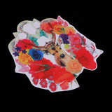 Max Animal Shape Embroidered Iron-On Patch for DIY Clothing Deer 28 x 24cm