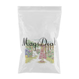 Max Girl in Garden Stamped Cross Stitch Kit DIY Handmade Needlework 26x21cm 14CT