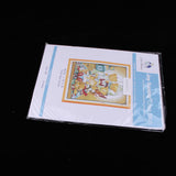 Max Handmade Ribbon Embroidery Bear Family Painting Kit Stamped Cross Stitch DIY
