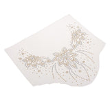 Max Neckline Trim Rhinestones Heat Transfer Iron on Motif Applique 2