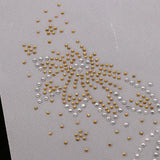 Max Neckline Trim Rhinestones Heat Transfer Iron on Motif Applique 2