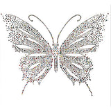 Max Rhinestone Iron On Transfer Hot Fix Motif Butterfly Decor Colorful style 1