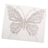 Max Rhinestone Iron On Transfer Hot Fix Motif Butterfly Decor Colorful style 1