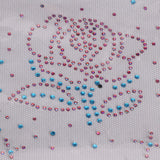 Max Rose Crystal Rhinestones Iron on Hot Fix Transfer Applique Bling Patch 03