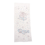 Max Rose Crystal Rhinestones Iron on Hot Fix Transfer Applique Bling Patch 03