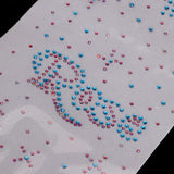 Max Rose Crystal Rhinestones Iron on Hot Fix Transfer Applique Bling Patch 03