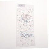 Max Rose Crystal Rhinestones Iron on Hot Fix Transfer Applique Bling Patch 03